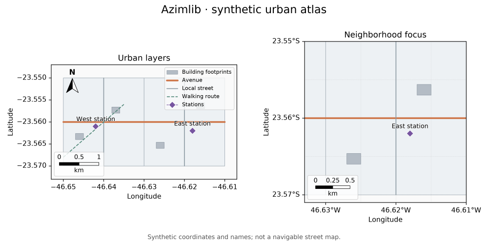Atlas urbano sintético